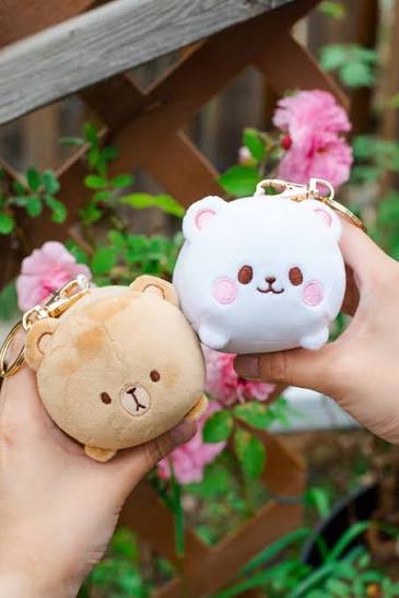 Cute plush keychain