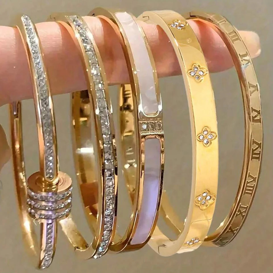 Urban Steel Stack Bracelets