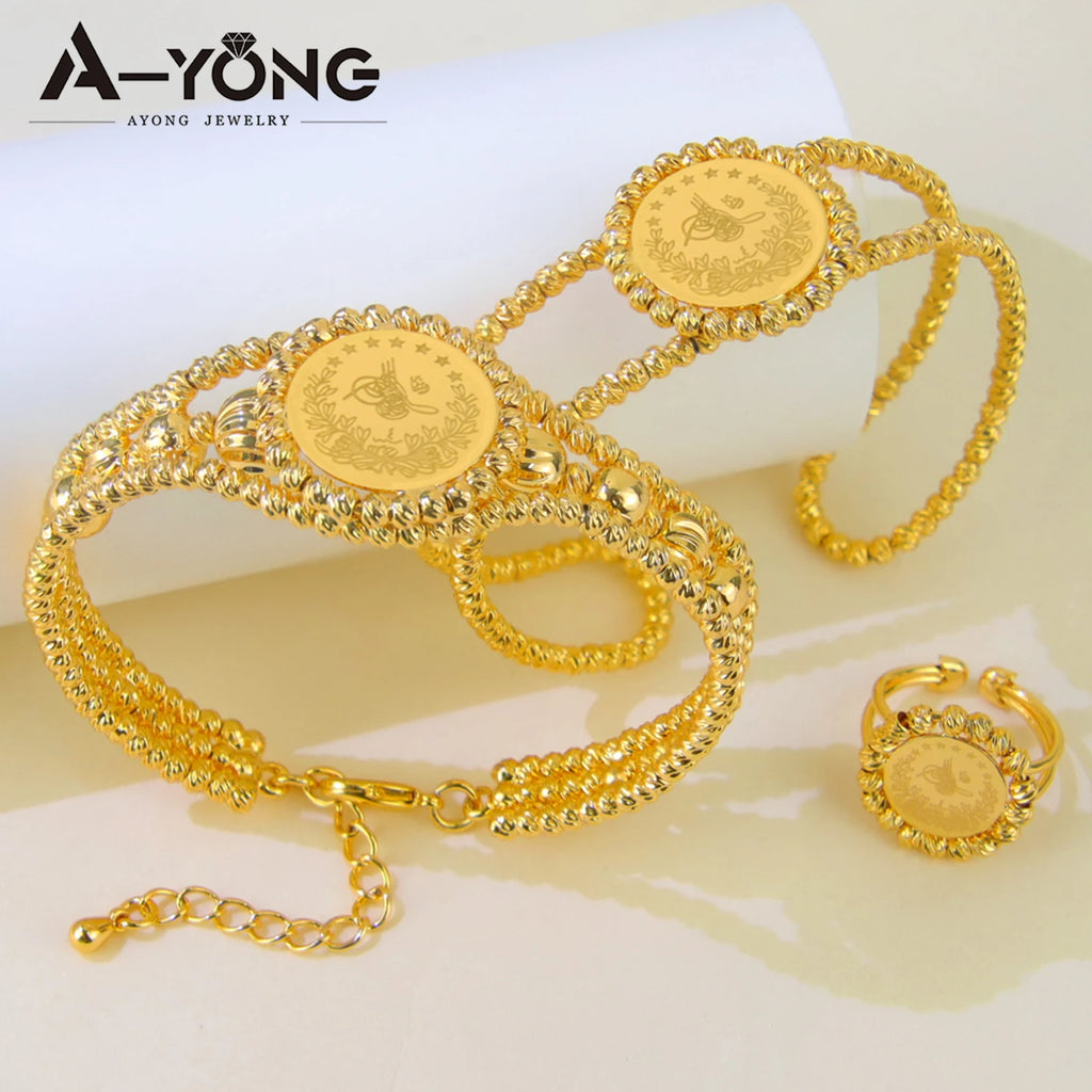 Heritage Coin Cuff Set