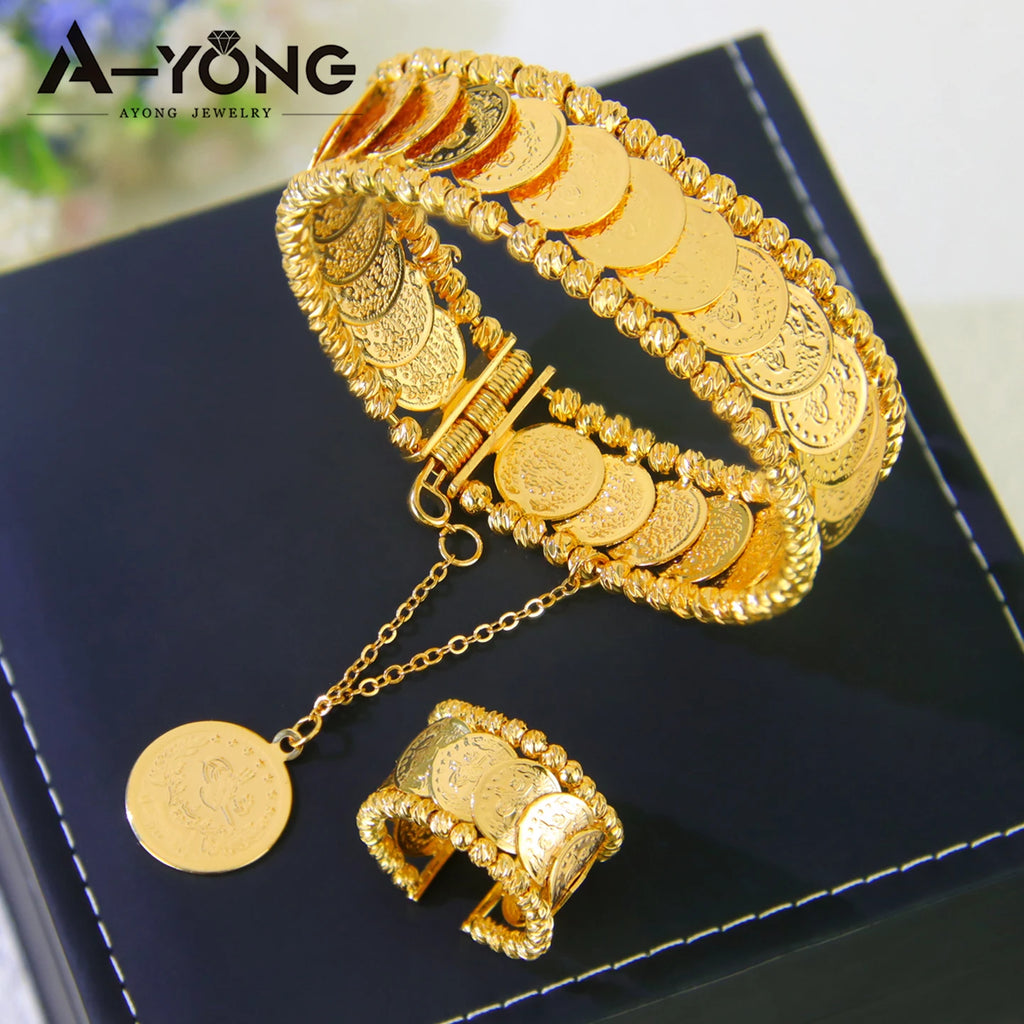 Heritage Coin Cuff Set