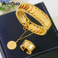 Heritage Coin Cuff Set