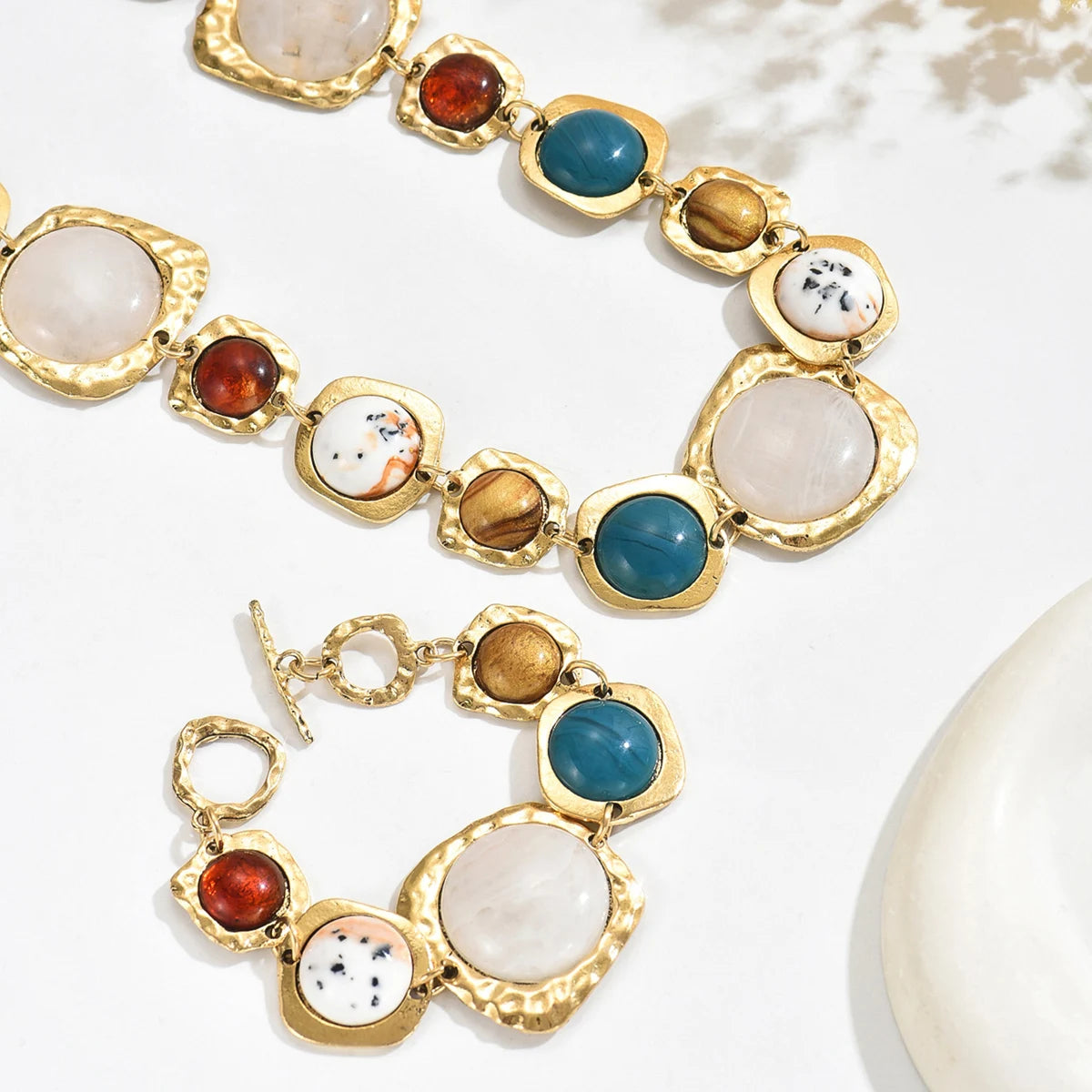 Bold Geo Metal Jewelry Set